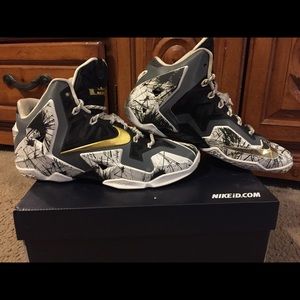 Custom Nike Lebron 11's